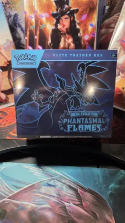 Pokemon Phantasmal Flames ETB Elite Trainer Box Factory Sealed - Image 1