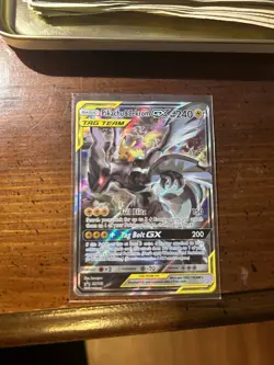 Pokemon Pikachu & Zekrom GX TAG TEAM Promo Holo Card SM168 SM Set - Image 3