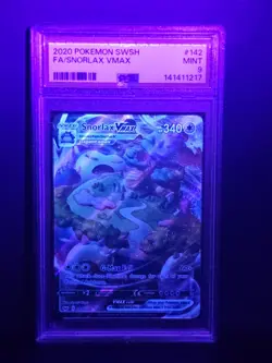 Pokemon 2020 Sword & Shield Snorlax VMAX Full Art 142/202 PSA 9 Mint - Image 3