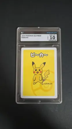 2019 POKEMON OLD MAID pikachu wcg 10 ≈ psa 10 - Image 1
