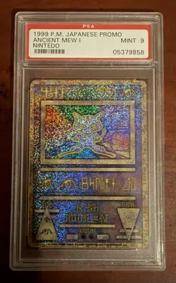 Pokemon TCG Ancient Mew I (Error) Promo Holo Japanese PSA 9 1999 - Image 1
