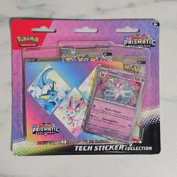 Lot of 5 – Pokemon Prismatic Evolutions Tech Sticker Collection Sylveon | SEALED - Image 4