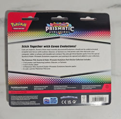 Lot of 5 – Pokemon Prismatic Evolutions Tech Sticker Collection Sylveon | SEALED - Image 5