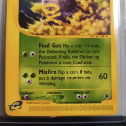 Pokemon TCG Weezing 70/165 Expedition Non-Holo Rare LP Condition - Image 3