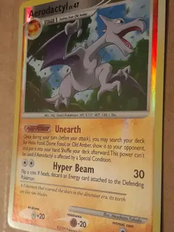 Pokemon Aerodactyl 13/99 Arceus Reverse Holo NM See Pictures - Image 2