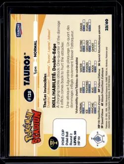 Taurus 23/40 #128 Stadium Tip Danone 2000 (LP) / Pokemon TCG - Image 2