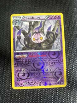 Chandelure 60/101 Noble Victories Reverse Holo Pokemon Excellent Condition - Image 1