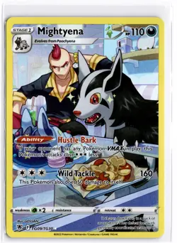 2022 TCG Pokemon #TG09 Mightyena TG09/TG30 Holo Astral Radiance Trainer Gallery - Image 1