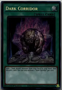 Dark Corridor Secret Rare Duelist Nexus DUNE-EN059 LP - Image 1
