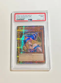PSA 9 Mint 2024 Yu-Gi-Oh! Dark Magician Girl #MP24-EN009 1st Edition QCSR - Image 1