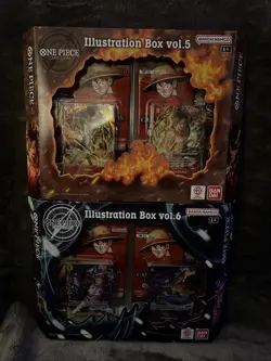 Bandai One Piece Card Game Illustration Box vol. 5-6 - Brand New /Factory Sealed - Image 1