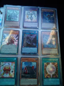 104 Yugioh Trading Card Lot Cards Went Packs To Sleeves - Image 1