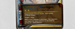 Mangekyo Sharingan (Rainbow Text) Non-Foil Rare Jutsu Card Naruto ccg tcg - Image 4