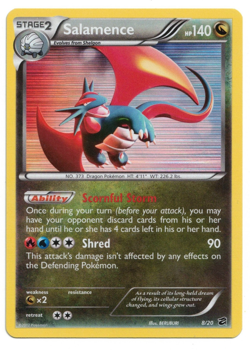 Pokemon Card: Salamence HOLO 8/20 Dragon Vault Rare! NM - Image 1