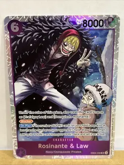 Rosinate & Law EB04-038 SR | One Piece Card Game | The Azure Sea’s Seven | NM - Image 1
