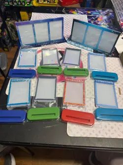 Pokemon TCG - Magnetic Card Protector Case with Display Base Stand LOT - Image 2