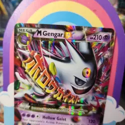 Pokemon M Gengar EX XY166 Mega Evolution Promo Holo 210HP English Card LP-MP - Image 2