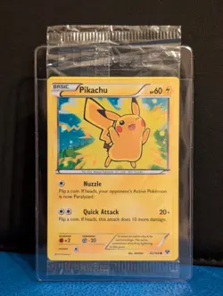 2014 Pikachu Holo XY 42/146 Limited Movie Promo Pack (2 Cards) - Factory Sealed - Image 1