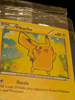 2014 Pikachu Holo XY 42/146 Limited Movie Promo Pack (2 Cards) - Factory Sealed - Image 2
