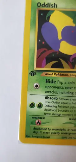 Oddish - 68/111 - 1st Edition - Neo Genesis - Pokemon Card - NM/M - Image 3