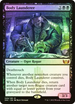 Body Launderer FOIL - 068/281 - Mythic - Streets of New Capenna SNC MTG - Image 1