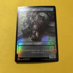 1x Walker (Blade Walker) Token Walker (Well Walker) Token - Foil Light Play M - Image 2