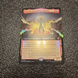 Electro, Assaulting Battery (Extended Art) Marvel's Spider-Man Foil - Image 1