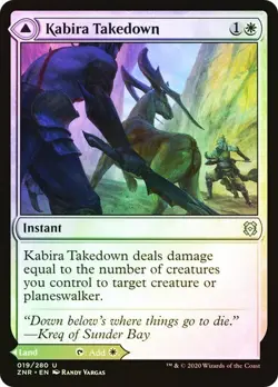 Kabira Takedown / Plateau FOIL - 019/280 - Uncommon - Zendikar Rising ZNR MTG - Image 1
