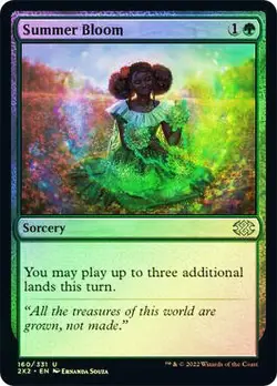 Summer Bloom FOIL - 160/331 - Uncommon - 2X2 Double Masters 2022 MTG - Image 1