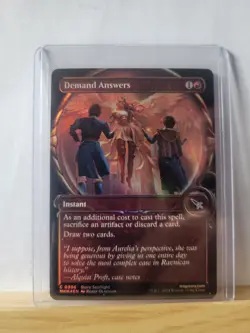 Demand Answers FOIL BORDERLESS Murders at Karlov Manor Magic MTG NM #306 - Image 1