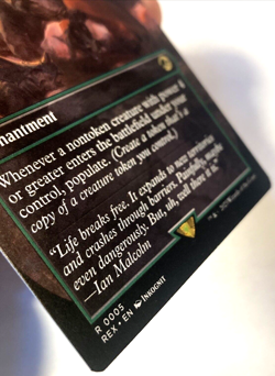 MTG Life Finds a Way BORDERLESS Jurassic World Collection 0005 NM - Image 2