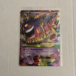 Pokemon TCG Mega-Gengar-Ex Phantom Forces 35/119 Holo (Crease). Pk000877 - Image 1