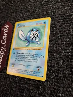 POLIWAG Pokemon Card - WOTC - 1st Edition - Base Set - Shadowless - 59/102 NM - Image 2