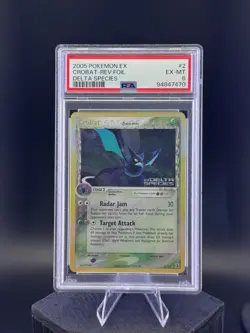CROBAT #2 REVERSE HOLOFOIL DELTA SPECIES PSA 6 POKEMON TCG - Image 1