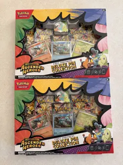 Pokemon TCG Mega Evolution Ascended Heroes Pin Collection Kit…2xboxes - Image 1