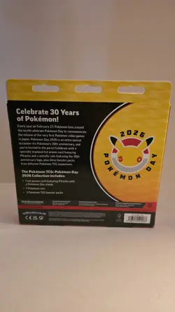 Pokemon Day 2026 30th Anniversary Collection Box - Lot of 20 Sealed - Image 4