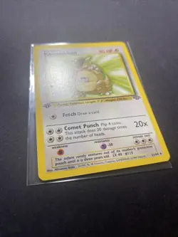 Kangaskhan 21/64 Jungle Regular Non Holo 1st Edition Pokemon WOTC LP - Image 2