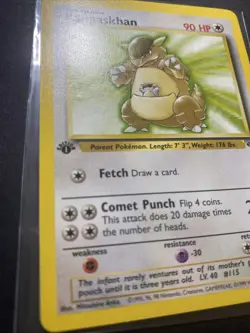 Kangaskhan 21/64 Jungle Regular Non Holo 1st Edition Pokemon WOTC LP - Image 3