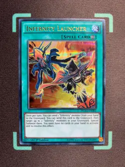 Infernity Launcher - DUSA-EN082 - Ultra Rare - 1st Edition Yugioh - Image 1
