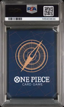 PSA 10 Monkey.D.Luffy Alternate Art SEC OP10-118 Royal Blood Foil One Piece - Image 2
