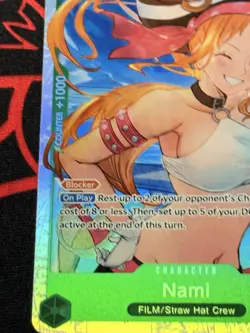 One Piece OP14-031 Nami SR OP14 The Azure Sea’s Seven English Near Mint #4 - Image 5