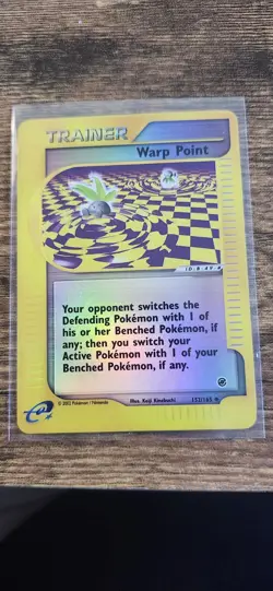 Pokemon Warp Point 152/165 Expedition Base Set Reverse Holo Card - Image 1