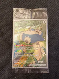 Pokemon Card Snorlax SVP 051 Scarlet & Violet 151 Black Star Promo NM sealed - Image 1