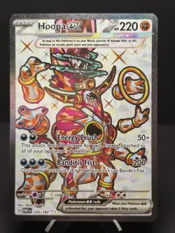 Hoopa ex 226/182 PAR Paradox Rift NM Full Art Pokemon Card - Image 1