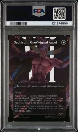 2025 MTG Final Fantasy Sephiroth, Fabled Soldier 0527 Surge Foil PSA 10 - Image 2