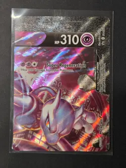 Pokemon Card Mewtwo V-Union SWSH159-SWSH162 Black Star Promo Set of 4 NM - Image 2