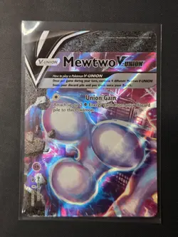 Pokemon Card Mewtwo V-Union SWSH159-SWSH162 Black Star Promo Set of 4 NM - Image 4