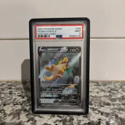 2021 POKEMON SWORD & SHIELD EVOLVING SKIES #192 FULL ART/DRAGONITE V PSA 9 - Image 1