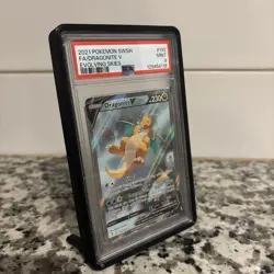 2021 POKEMON SWORD & SHIELD EVOLVING SKIES #192 FULL ART/DRAGONITE V PSA 9 - Image 3