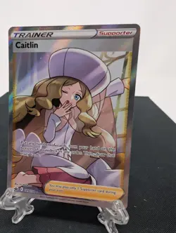 Pokemon TCG Caitlin (Full Art) 189/198 SWSH06: Chilling Reign Ultra Rare NM/M - Image 1